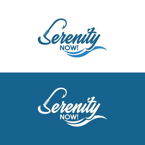 Boat Name Logo    ( Serenity Now! ) Design by ✅ LOGO OF GOD ™️