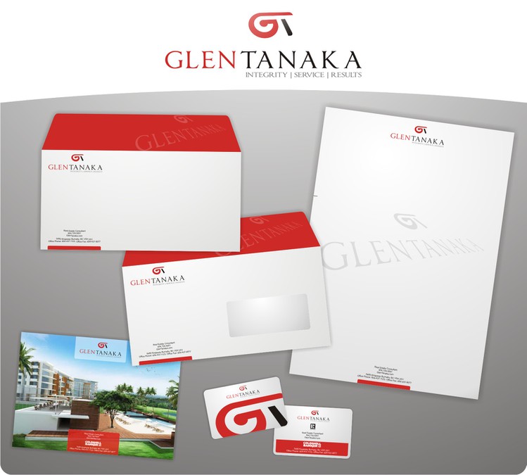 Branding Package For Real Estate Agent. Stationery contest