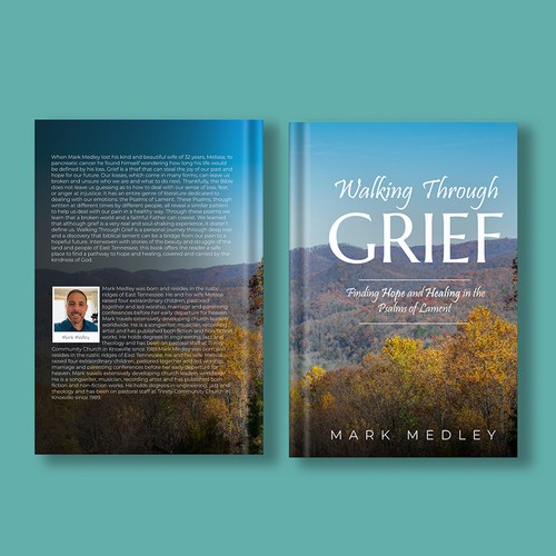 Book Cover: "Walking Through Grief" Guaranteed Winner! Design by H.Khush