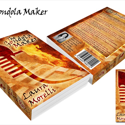 Book cover for The Gondola Maker: A novel set in 16th-century Venice Design by Pq.1