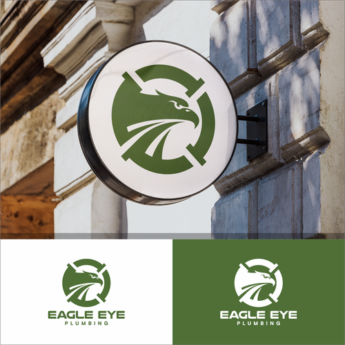 Eye catching and very marketable logo for plumbing company. The company name is Eagle Eye Plumbing Design by Ikan Tuna