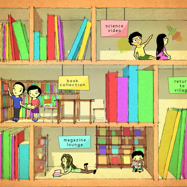 Readorium needs a fun illustration for a brand new reading comprehension web app