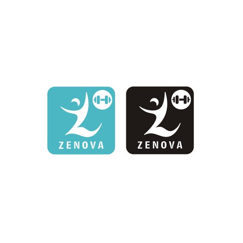 Zenova Logo: Revolutionary suite of health and wellness mobile apps Diseño de Abacusgrp