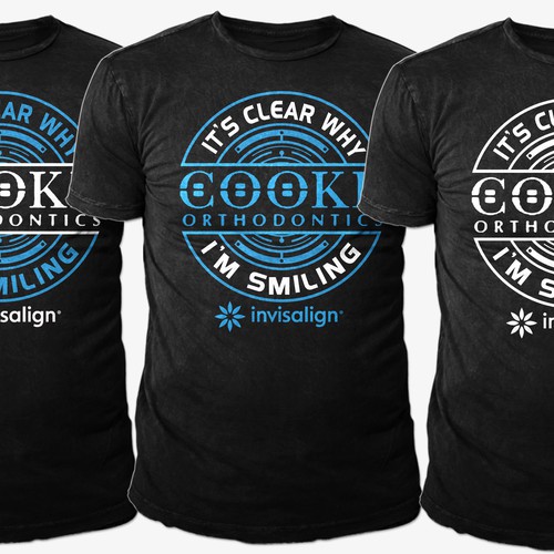 Invisalign Orthodontic T=shirt design Tshirt contest