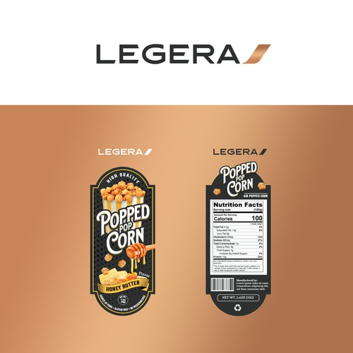 Logos Project - LEGERA - confectionary &  cereals category Design by Bea1990