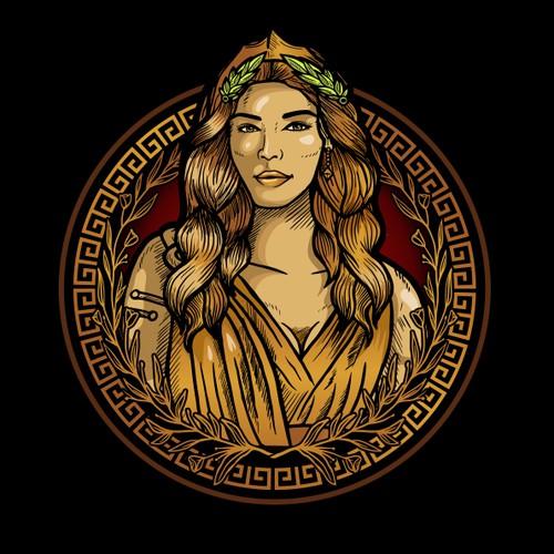 SHEempowers - luxurious design of a woman preferrably in some kind of a circle to appeal to women professionals Design by Cinque❞