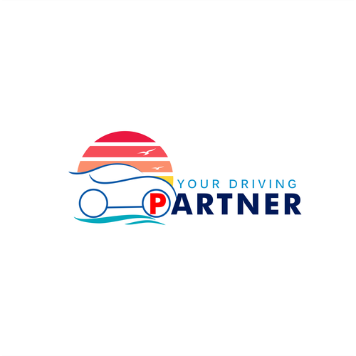 Design my driving instructor business logo - for "your driving partner"! Design by journeydsgn