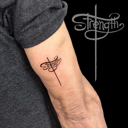 Tattoo design for cross Design by SukArt0en