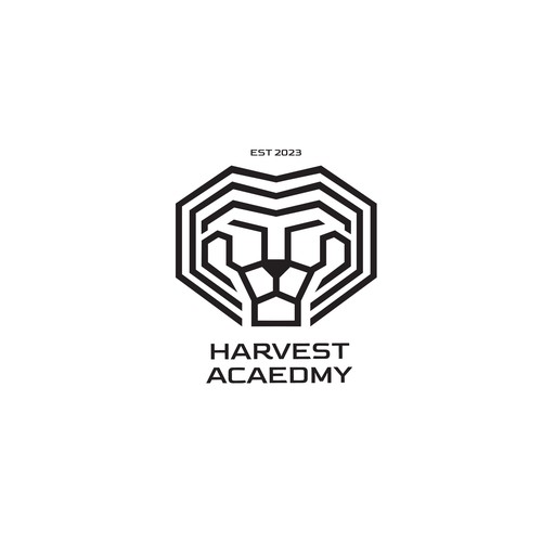 Harvest Academy Lions Mascot Design by Gerasim