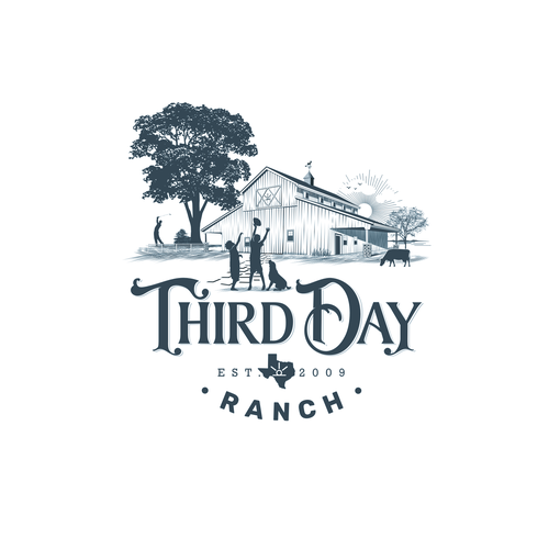 Capture essence of Texas ranch experience in new Third Day Ranch logo Design by Epiphanie