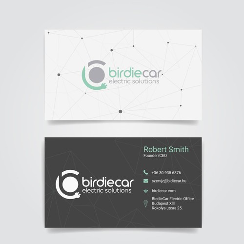 business card for company called birdie Design by Akram Hosen