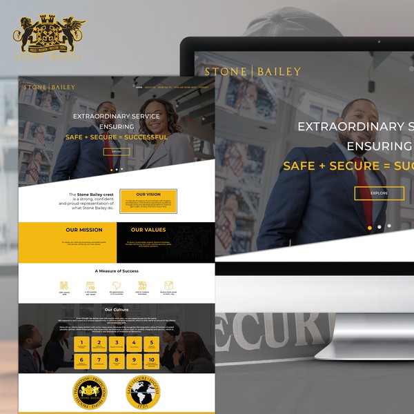 Web design for Stone Bailey