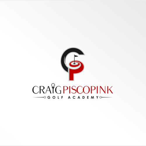 logo for Craig Piscopink Golf Academy or CP Golf Academy  Diseño de Daniel Tilica