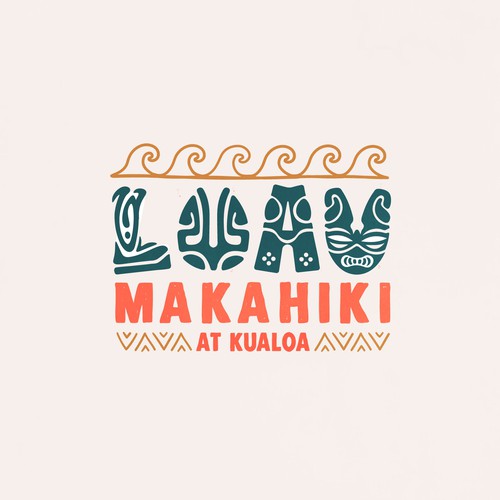 Hawaiian Luau Logo Design by Babel Port