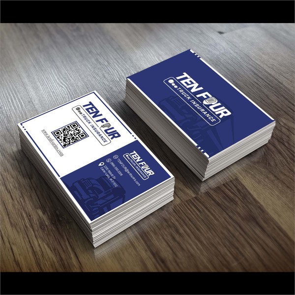 Custom Business Card for TEN FOUR