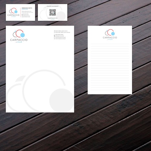 Give more muscle to research with graphic ID for CARPACCIO.cloud Design by Felix SH