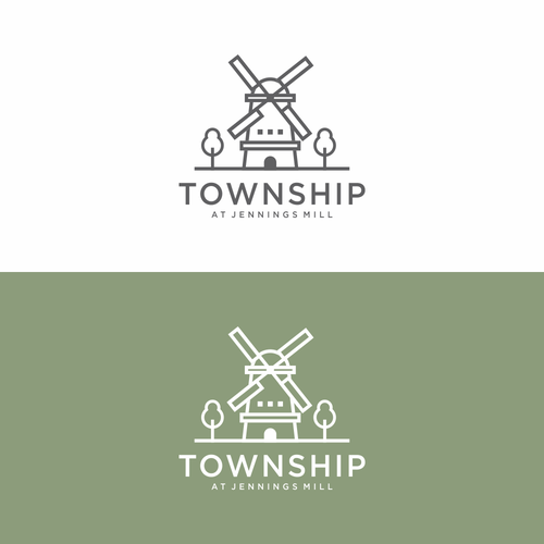 Logo design for new construction rental community of high-end townhomes Design by Nirvana666