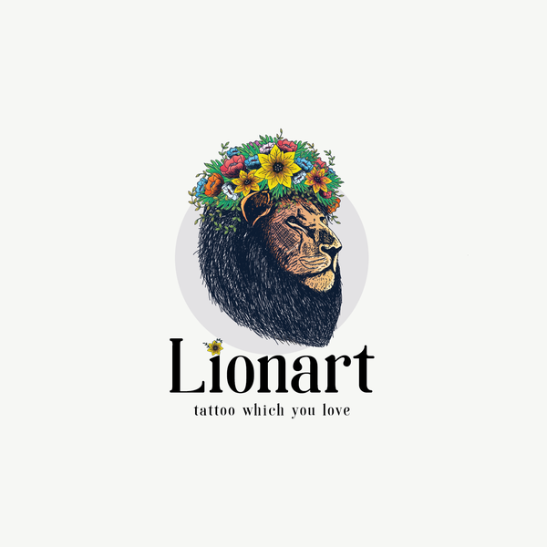 Lionart logo design 