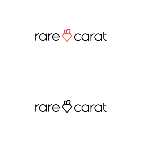rare carat_logo concept