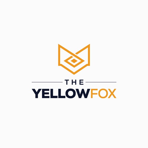 The Yellow Fox Design by Mr.CreativeLogo