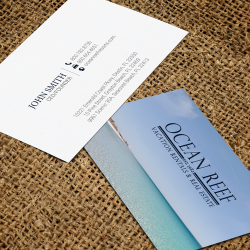 Design a fun, beach-inspired Business Card Design by chandrayaan.creative