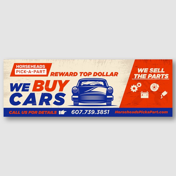 Horseheads Pick-A-Part – Automotive Billboard Signage