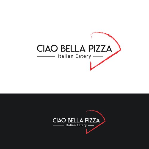 Ciao Bella Pizza Logo Design by desi9nart