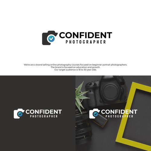 Fun Modern Photography Course Logo Design by mugiwara23