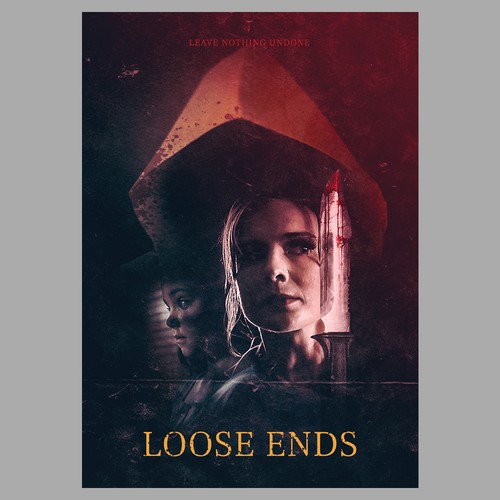 LOOSE ENDS horror movie poster Design por Ryasik Design