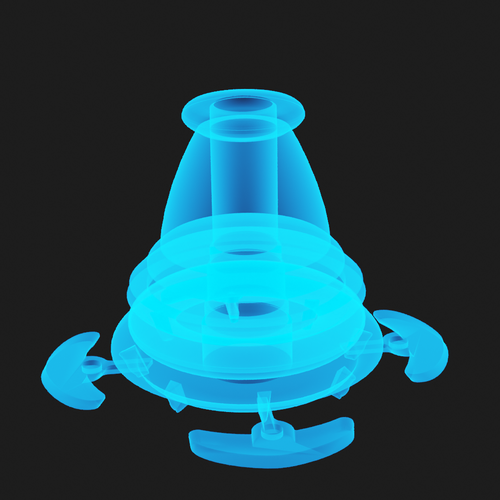 3-D rendering of an arcology Design by AKrender