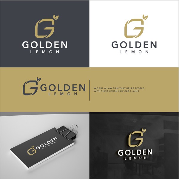 Bold logo concept for Golden lemon