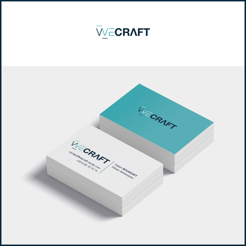 Design vincitore del contest "WeCraft cherche un logo sympa pour artisan développeur"