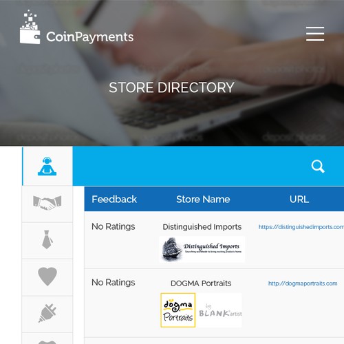 Coinpayments.net Bootstrap 3-Compatible Deisgn Contest Design by KashiArts