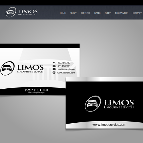 YOUR LUXURIOUS LOGO WITH A LUXURIOUS LIMOUSINE SERVICES Design by goldenhand º