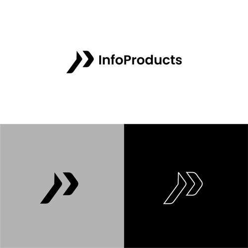 InfoProducts.com - Logo & Branding Design by abedy