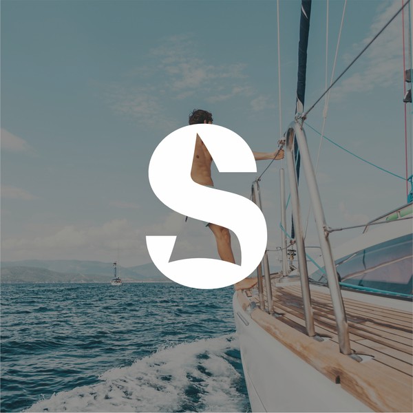 Design by Fimbird™ titled "Sailing into the blues logo"