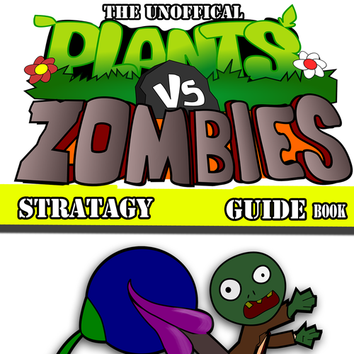 Kindle ebook Cover: Plants vs Zombies Strategy Guide Book Diseño de RetroSquid