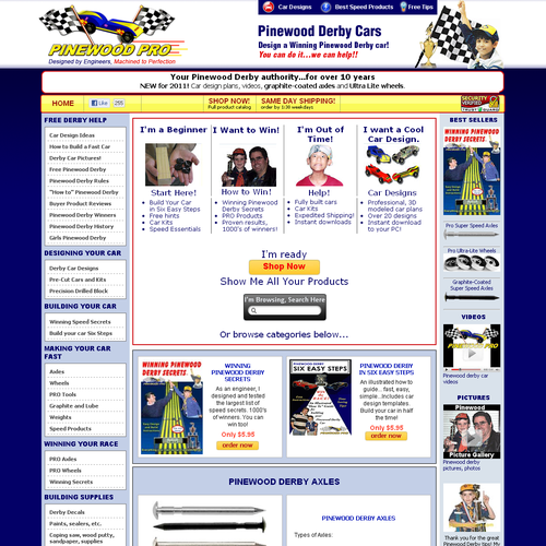 New website design for pinewood pro | Web page design contest | 99designs