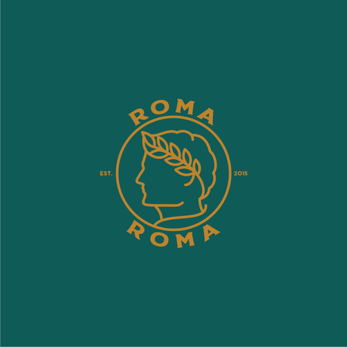 Roma Roma Logo Desing Diseño de involve