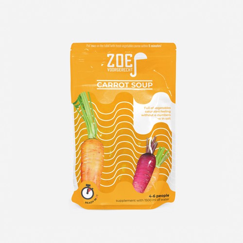 Modern / trendy soup packaging! Diseño de Mercedesfc