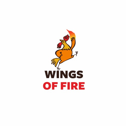 WINGS OF FIRE LOGO Design by apelsini