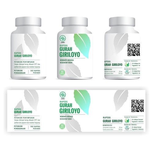 Design a Fresh, Simple, and Neat Label for An Herbal Supplement Bottle Design by Insan_M