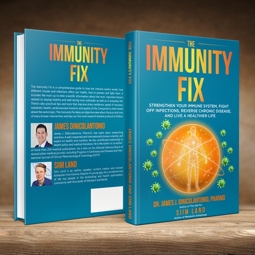 Health Immune System Book Design by studio02