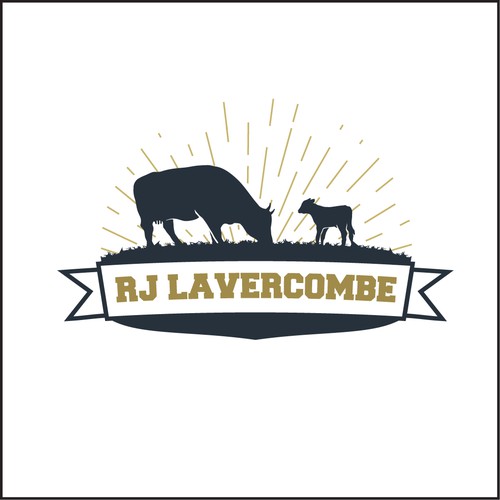 Cattle Farming Logo Design réalisé par DADDesigns