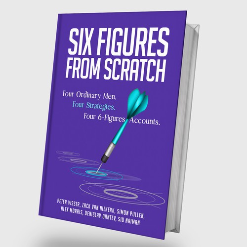 Design an E-book cover that teaches people how to build 6-figure trading accounts, that pops! Design by Kosmos Creatives