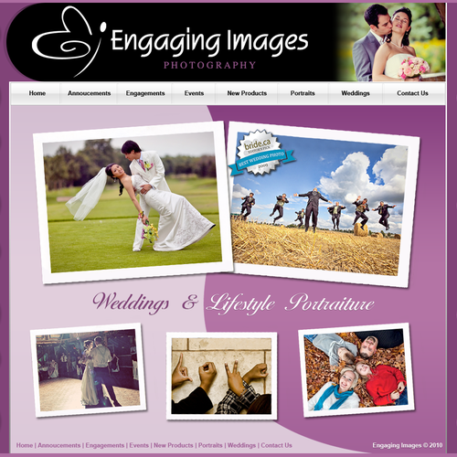 Wedding Photographer Landing Page - Easy Money! Design by Vector Hero