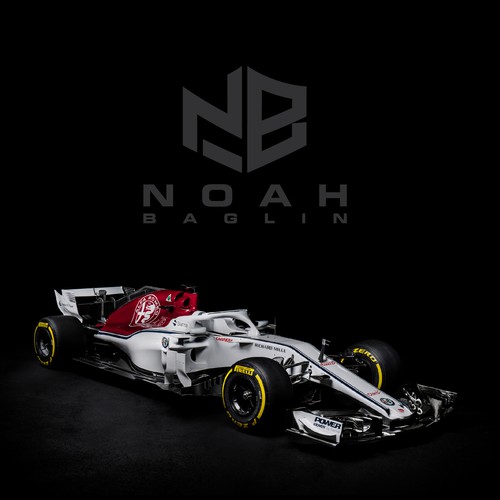 Name Initials - NB - Racing Driver Design by Kas_Ra