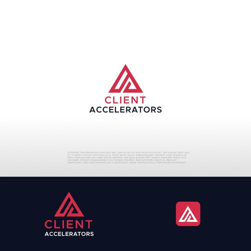 App & Website Logo Client Accelerators Design by Saurio Design