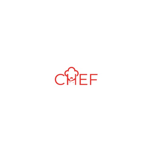 "CHEF": Food & Cooking Social Media Logo Design by Jed Studio