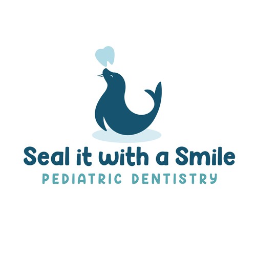 Modern and fun seal logo & branding package for new pediatric dentist! Diseño de Hana Munadhifa